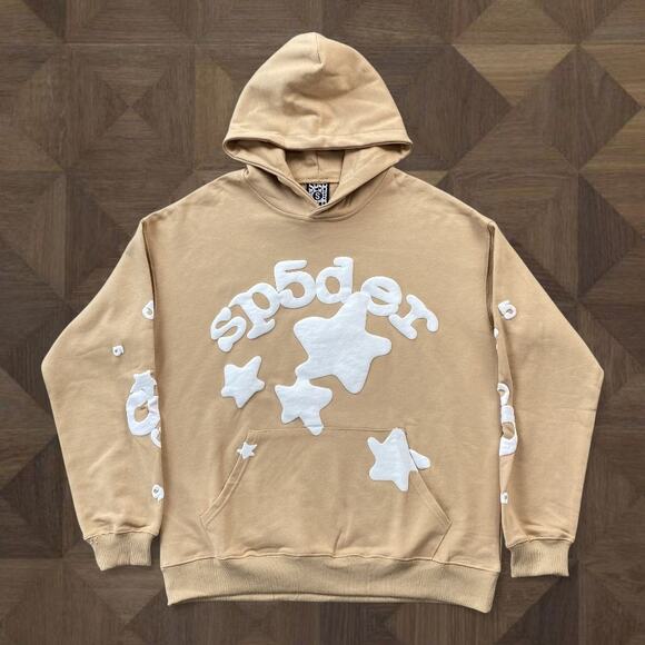 Sp5der Tan Hoodie